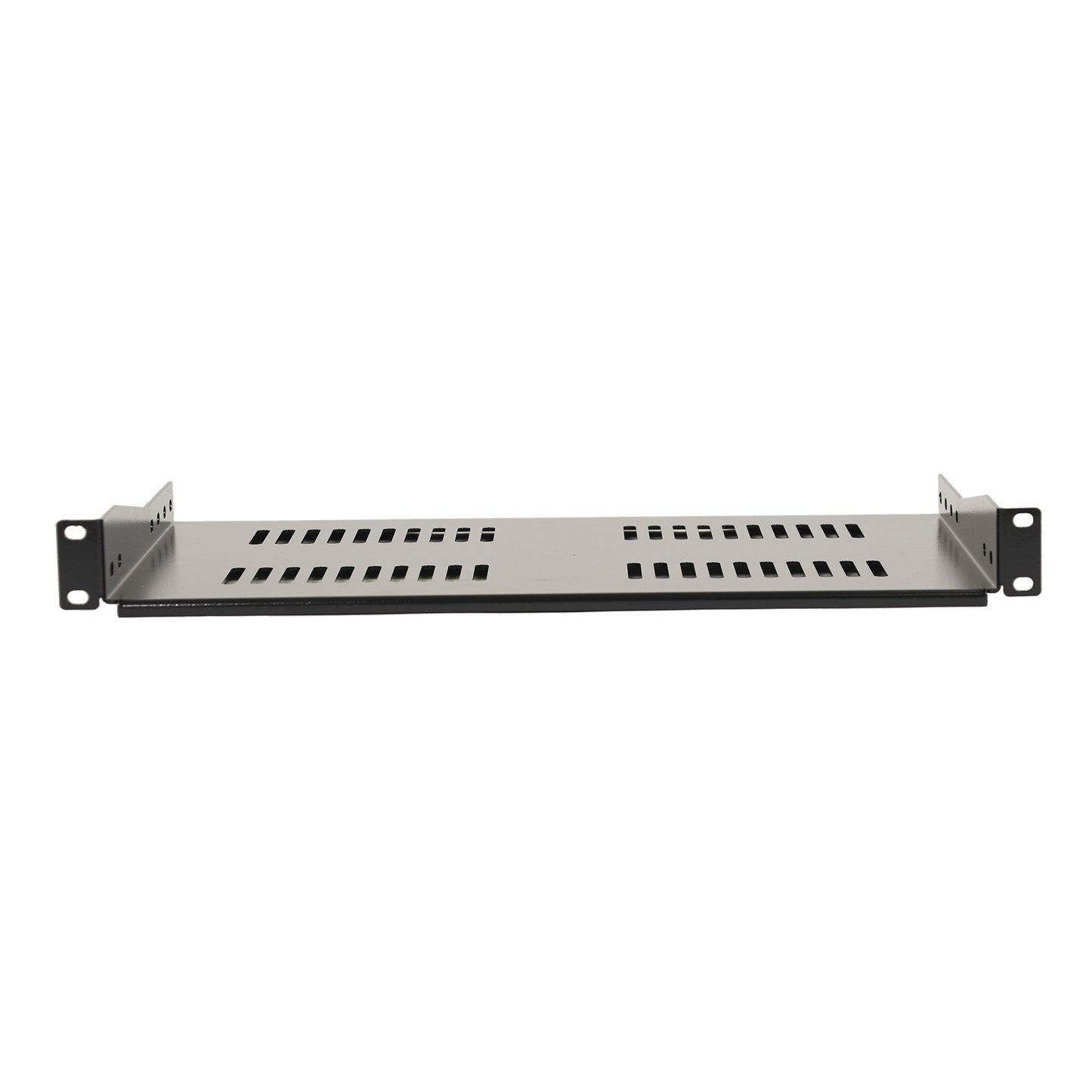 1U Rack Mount Vented Cantilever Shelf 10" Depth 2 pack