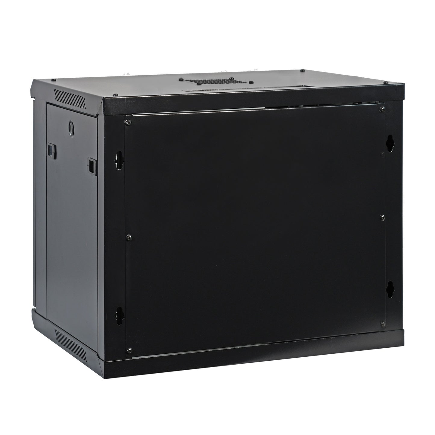 9U 19" Wall-Mount Cabinet Glass Door 15.5" Depth Flat Box