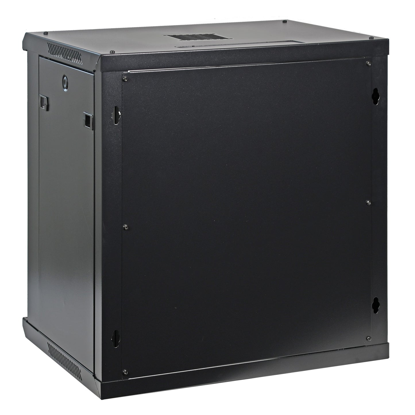 12U 19" Wall-Mount Cabinet Glass Door 15.5" Depth Flat Box