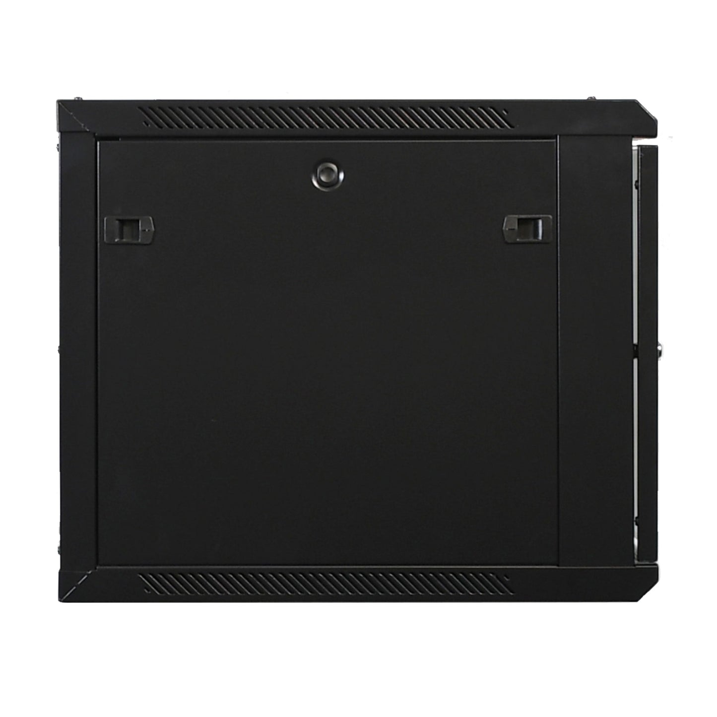 9U 19" Wall-Mount Rack Cabinet, Glass Door 21.4" Depth, Flat Box