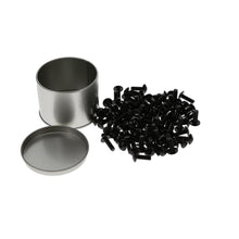 10-32 Rack Screws, Black 100-Pack