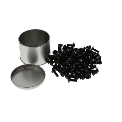 10-32 Rack Screws, Black 100-Pack