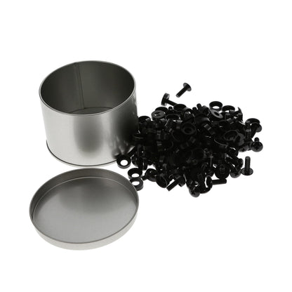 10-32 Rack Screwsand Washers, Black 100-Pack