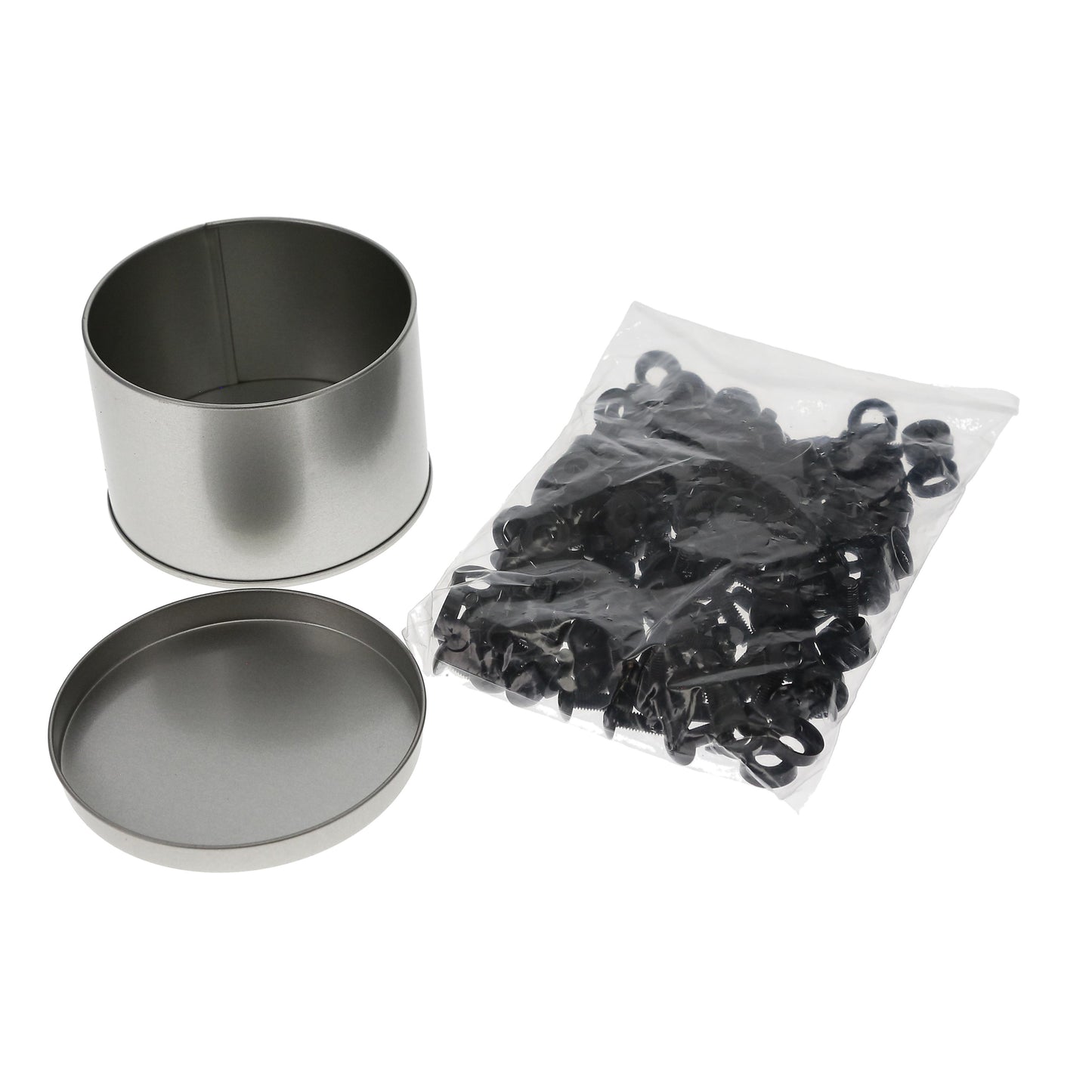 10-32 Rack Screwsand Washers, Black 100-Pack