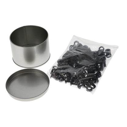 10-32 Rack Screwsand Washers, Black 100-Pack