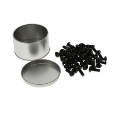 12-24 Rack Screws, Black 50-Pack