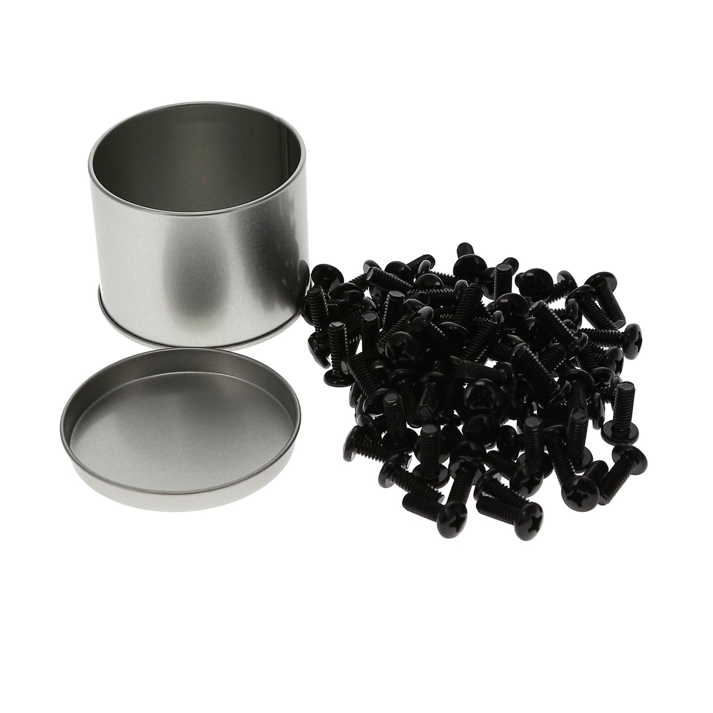 12-24 Rack Screws, Black 100-Pack