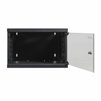 6U Wall-Mount Rack Cabinet, 18" Depth Pre-Assembled