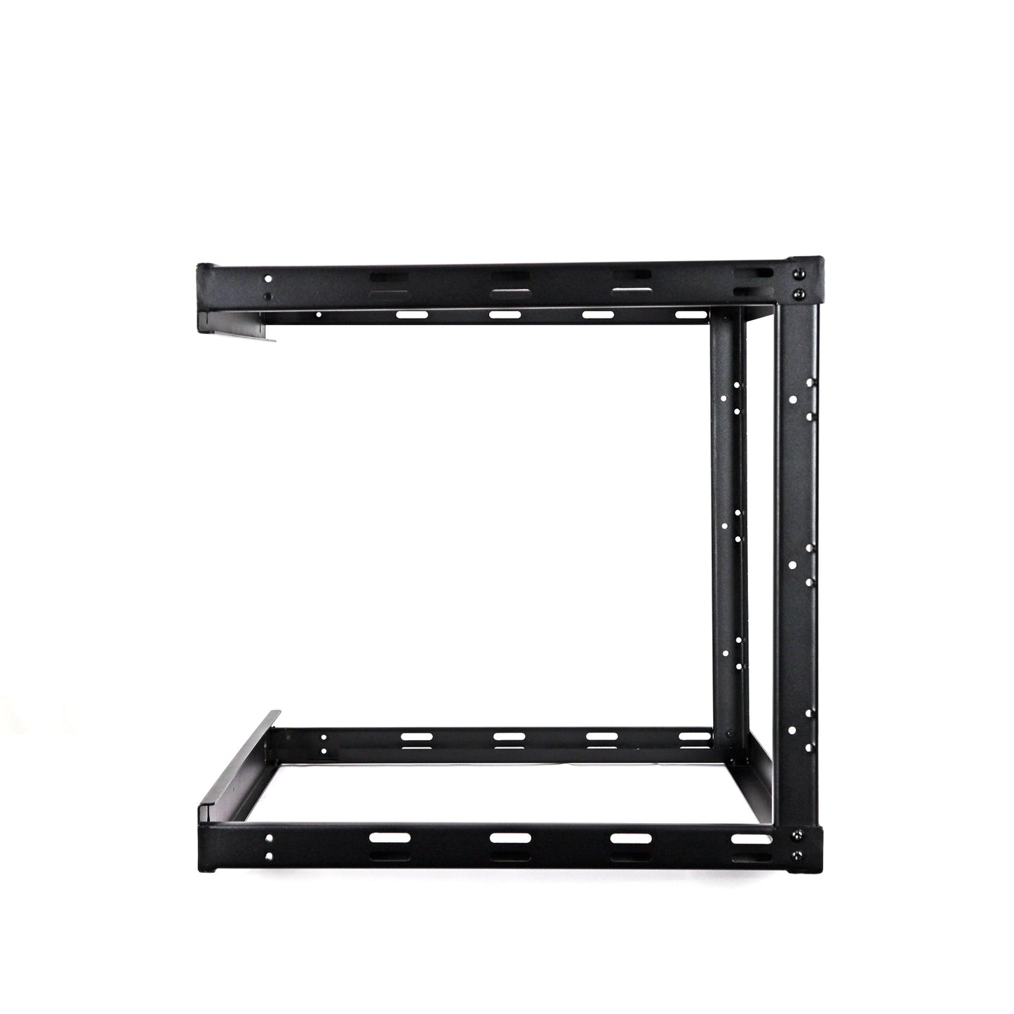 8U 2-Post Wall Mount Open Frame, 18'" Depth Flat  Box