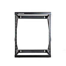 12U 2-Post Wall Mount Open Frame, 18"  Depth Flat Box