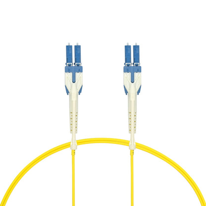 15m Uniboot LC/UPC LC/UPC Singlemode Duplex Fiber Optic Patch Cable with Pull Push Tab