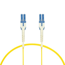 5m Uniboot LC/UPC LC/UPC Singlemode Duplex OFNR Fiber Optic Patch Cable with Pull Push Tab