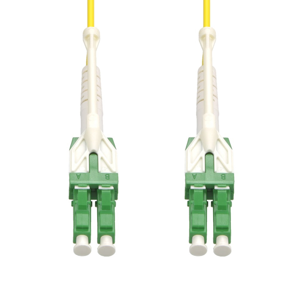 5m Uniboot LC/APC LC/APC Singlemode Duplex OFNR Fiber Optic Patch Cable