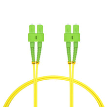 2m SC/APC-SC/APC Singlemode Duplex OFNR 2.0mm Fiber Optic Patch Cable