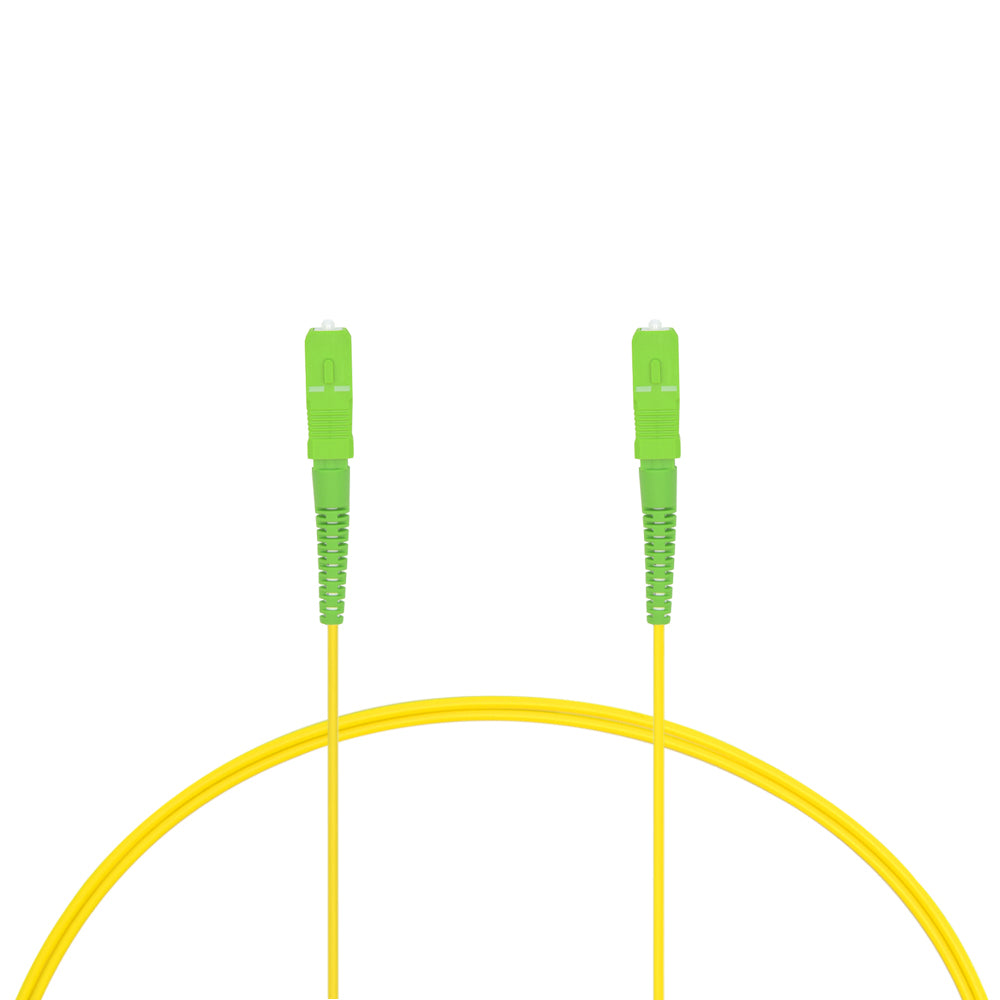 3m SC/APC-SC/APC Singlemode Simplex OFNR 3.0mm Fiber Optic Patch Cable