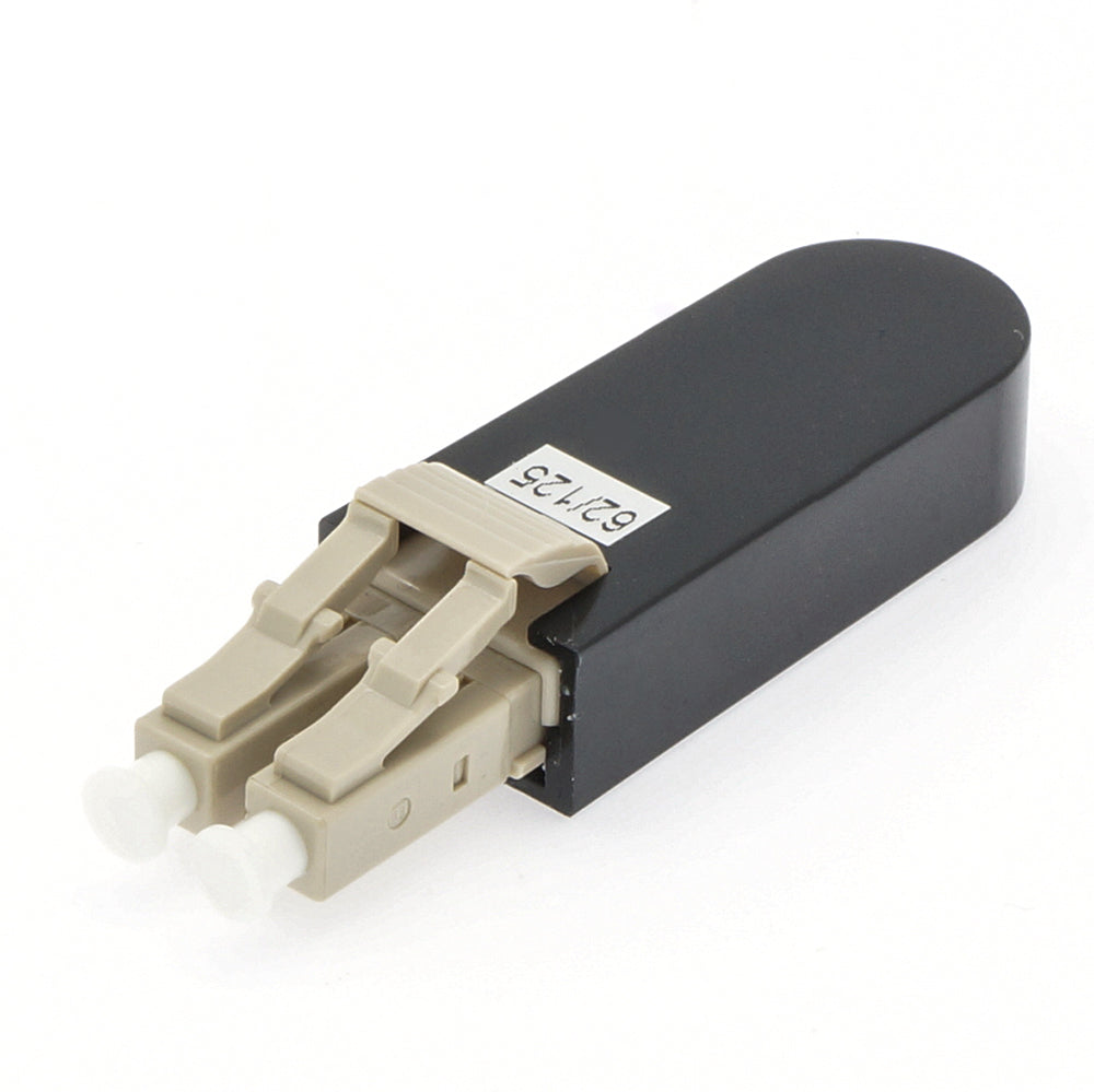LC Multimode OM1 62.5/125 Fiber Optic Loopback Adapter