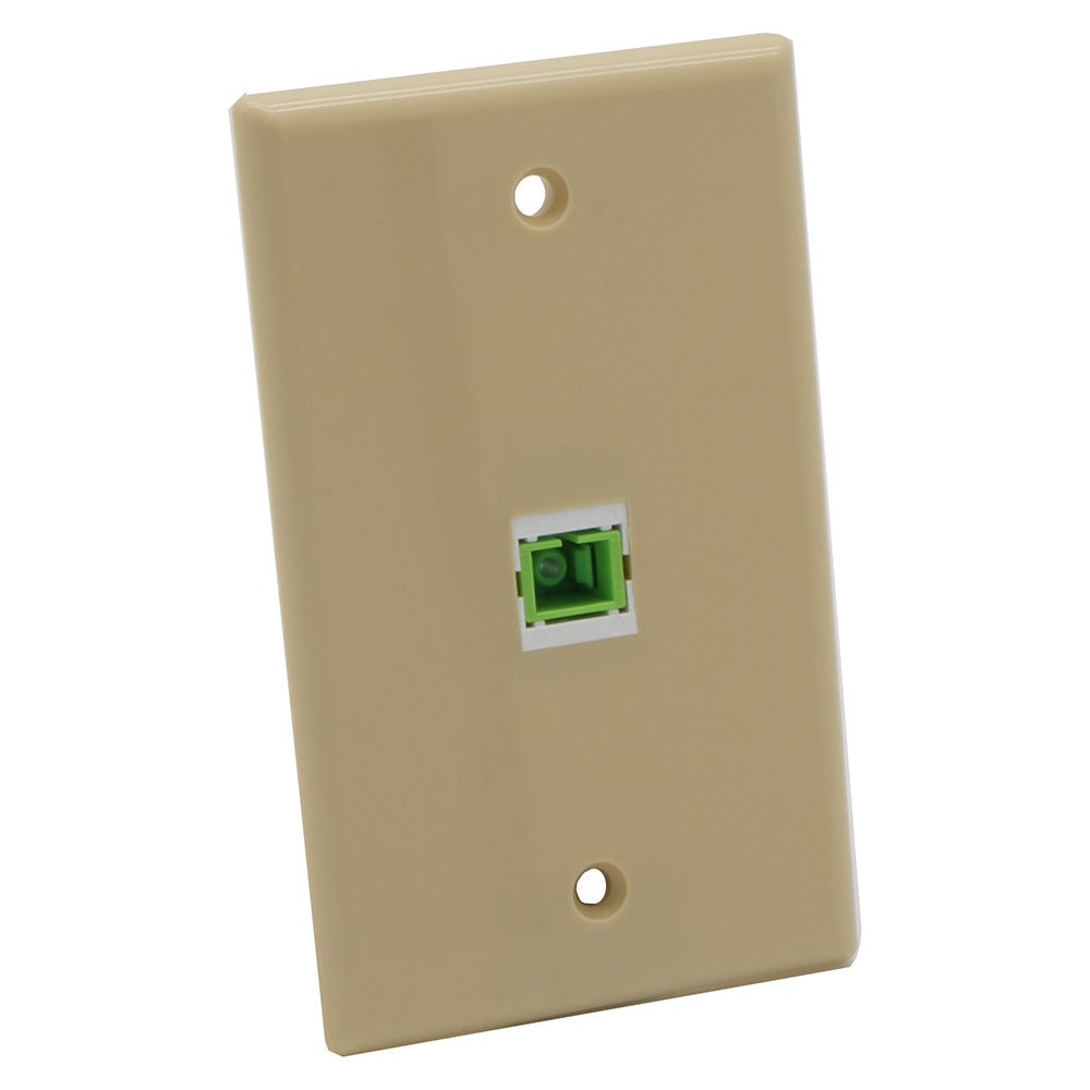 Keystone Jack SC/APC Singlemode Simplex Green