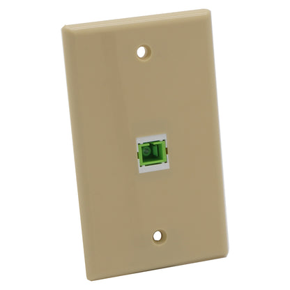 Keystone Jack SC/APC Singlemode Simplex Green