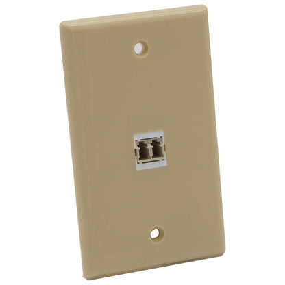 Keystone Jack LC/UPC Multimode Duplex Ivory