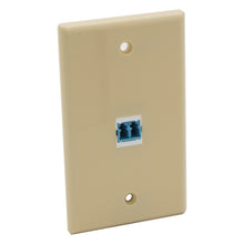 Keystone Jack LC/UPC Singlemode Dupplex Blue