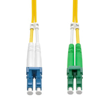1m LC/UPC-LC/APC Singlemode Duplex OFNR 2.0mm Fiber Optic Patch Cable