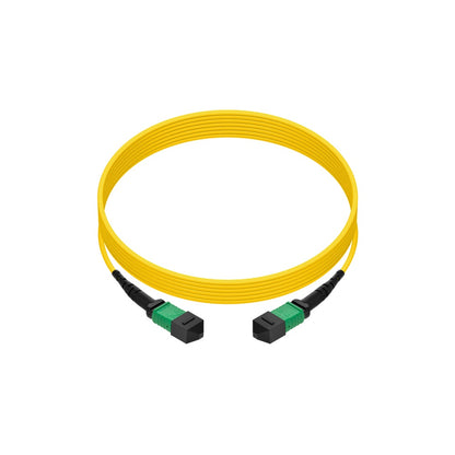 LC-MPO LGX Cassette with12 OM3 Aqua Multimode Fibers and LC Adapters