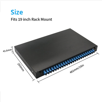 24 Port (SC) Slide Rack Mount ODF Fiber Optical Patch Panel