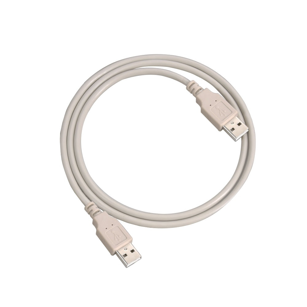 6Ft A-Male to A-Male USB2.0 Cable Ivory