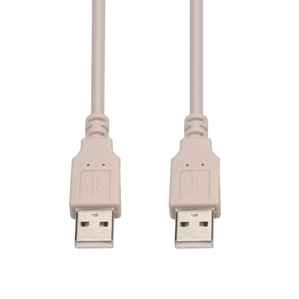 6Ft A-Male to A-Male USB2.0 Cable Ivory