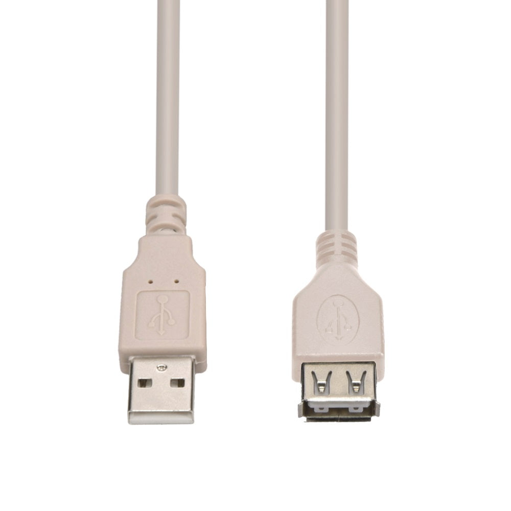 15Ft A M/F USB2.0 Extension Cable Ivory
