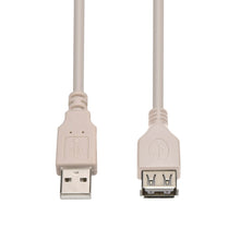 15Ft A M/F USB2.0 Extension Cable Ivory