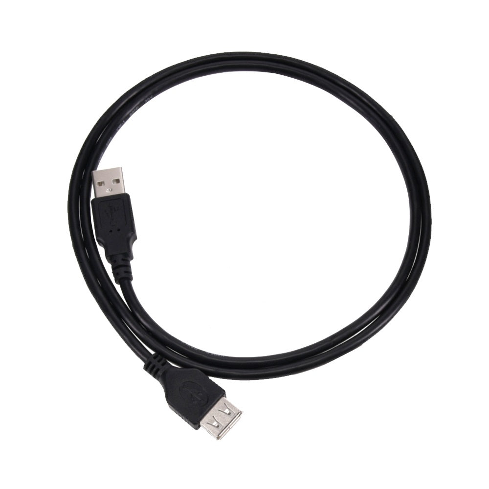 6Ft A-Male to A-Female USB2.0 Extension Cable Black