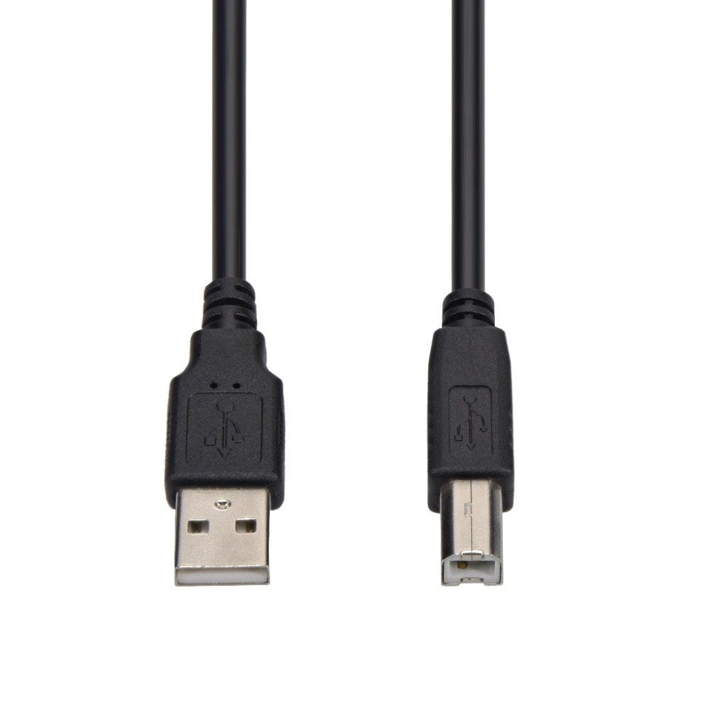 15Ft A-Male to B-Male USB2.0 Cable Black