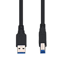 6Ft USB3.0 A-Male to B-Male Black