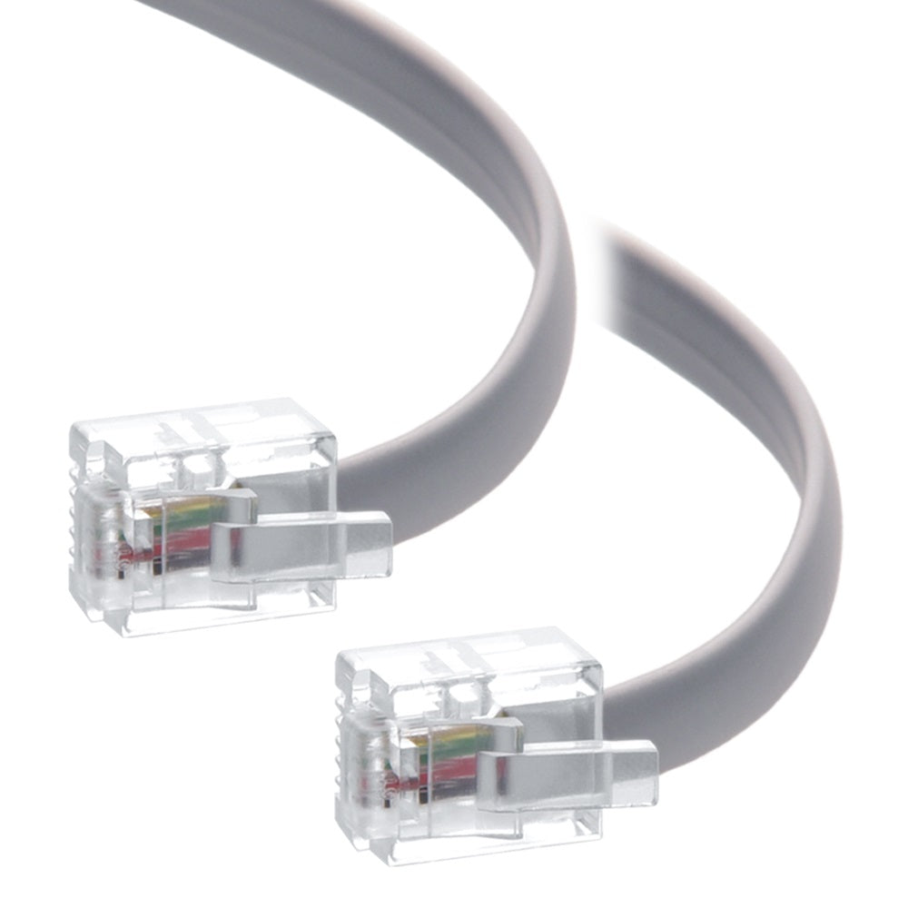 7Ft RJ11 (6P4C) Modular Telephone Cable Reverse