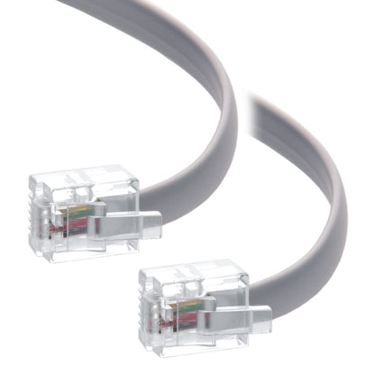 25Ft RJ11 (6P4C) Modular Telephone Cable Reverse