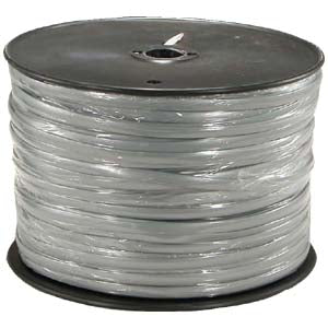 1000Ft 8 Conductor Silver Satin Modular Cable Reel 28AWG