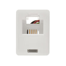 RJ11 Modular Inline Coupler Straight, White