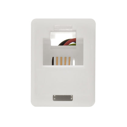 RJ11 Modular Inline Coupler Straight, White