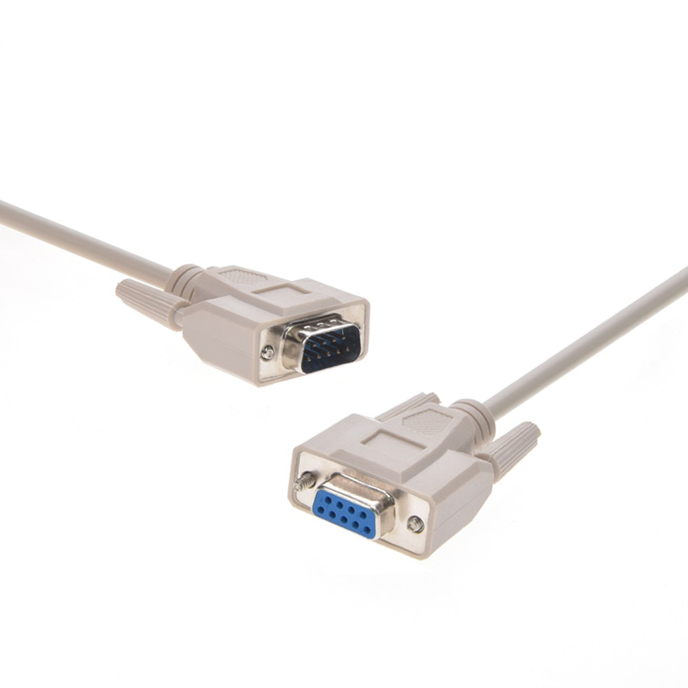 50Ft DB9 Male to Female Serial Cable