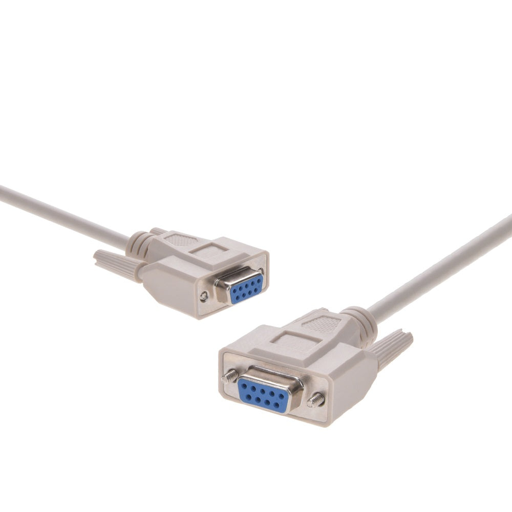 10Ft DB9 Female to Female Serial Cable