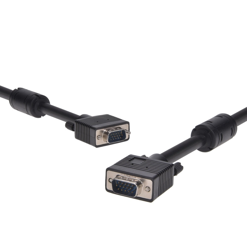 6Ft SVGA Male to Male Cable w/Ferrite Core
