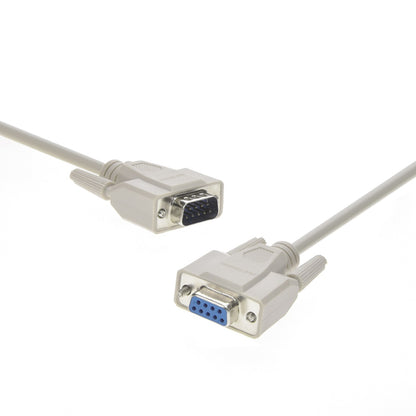 25Ft DB9 Male to Female Null Modem Cable
