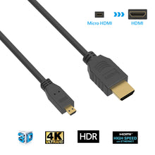 1.5Ft HDMI Male/Micro Cable 4K/60Hz
