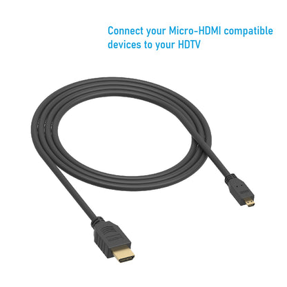 1.5Ft HDMI Male/Micro Cable 4K/60Hz