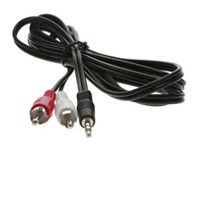 6Ft 3.5mm Stereo Plug to 2xRCA-M Cable