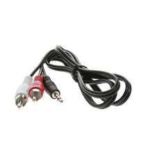 3Ft 3.5mm Stereo Plug to 2xRCA-M Cable