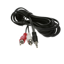 12Ft 3.5mm Stereo Plug to 2xRCA-M Cable