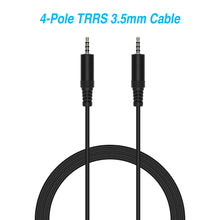 6Ft 3.5mm 4-Pole M/M Stereo TRRS Audio Cable