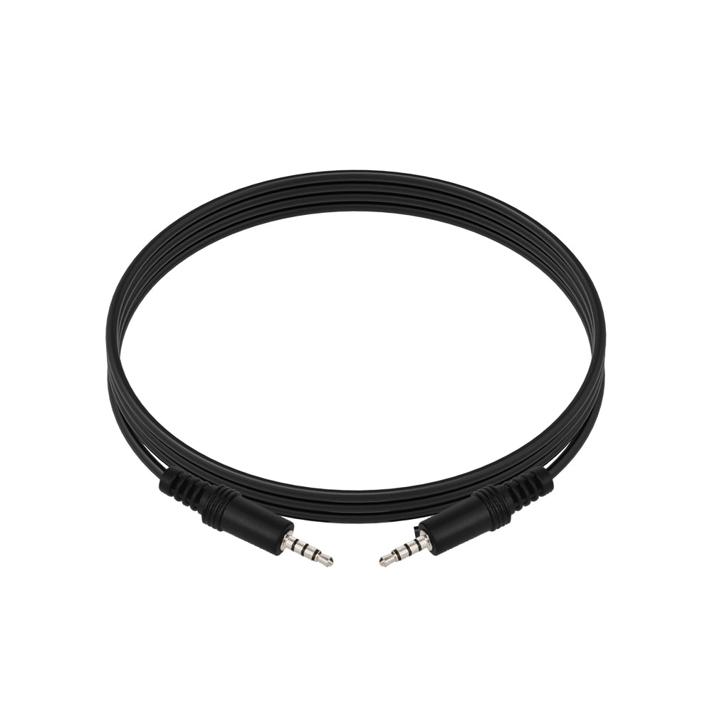 6Ft 3.5mm 4-Pole M/M Stereo TRRS Audio Cable